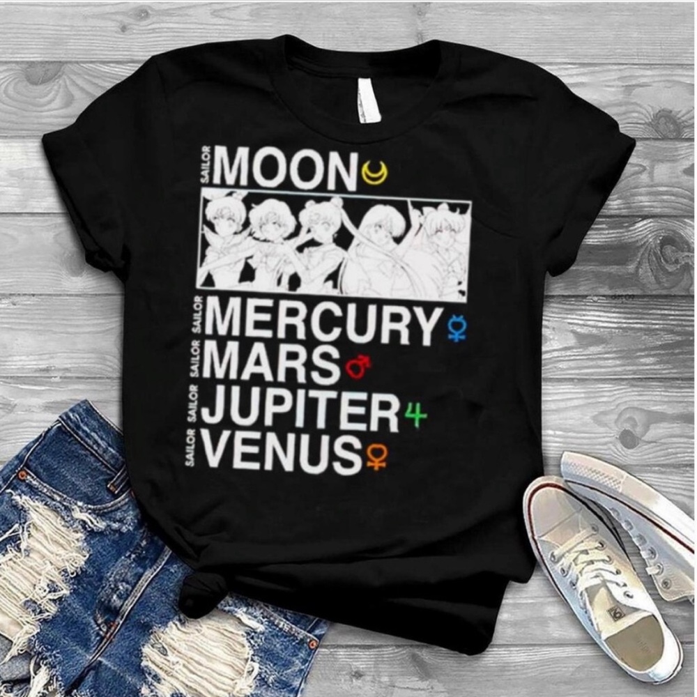 Sailor Moon - Mercury Mars Jupiter Venus - Unisex Shirt